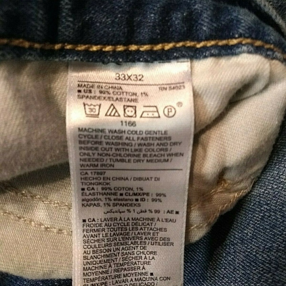 Old Navy Mens Jeans Size 33x32 Straight - Picture 4 of 6